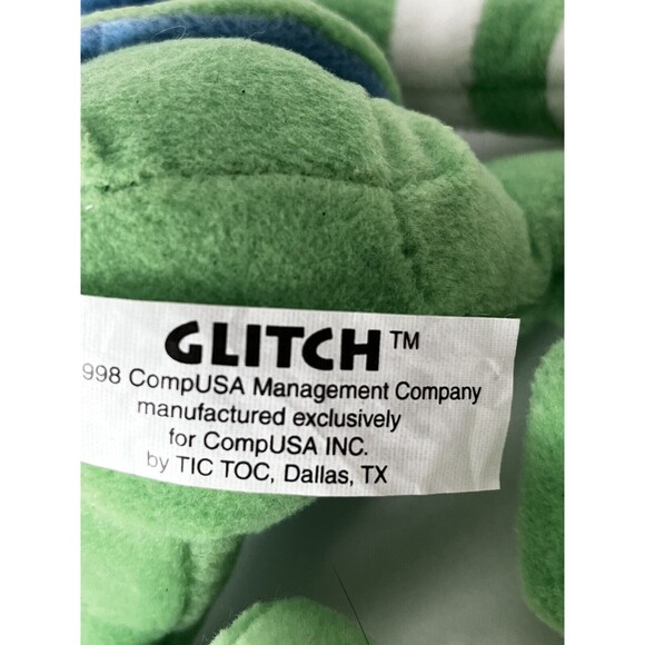 VTG Comp Kids "Glitch" plush New - Picture 6 of 9